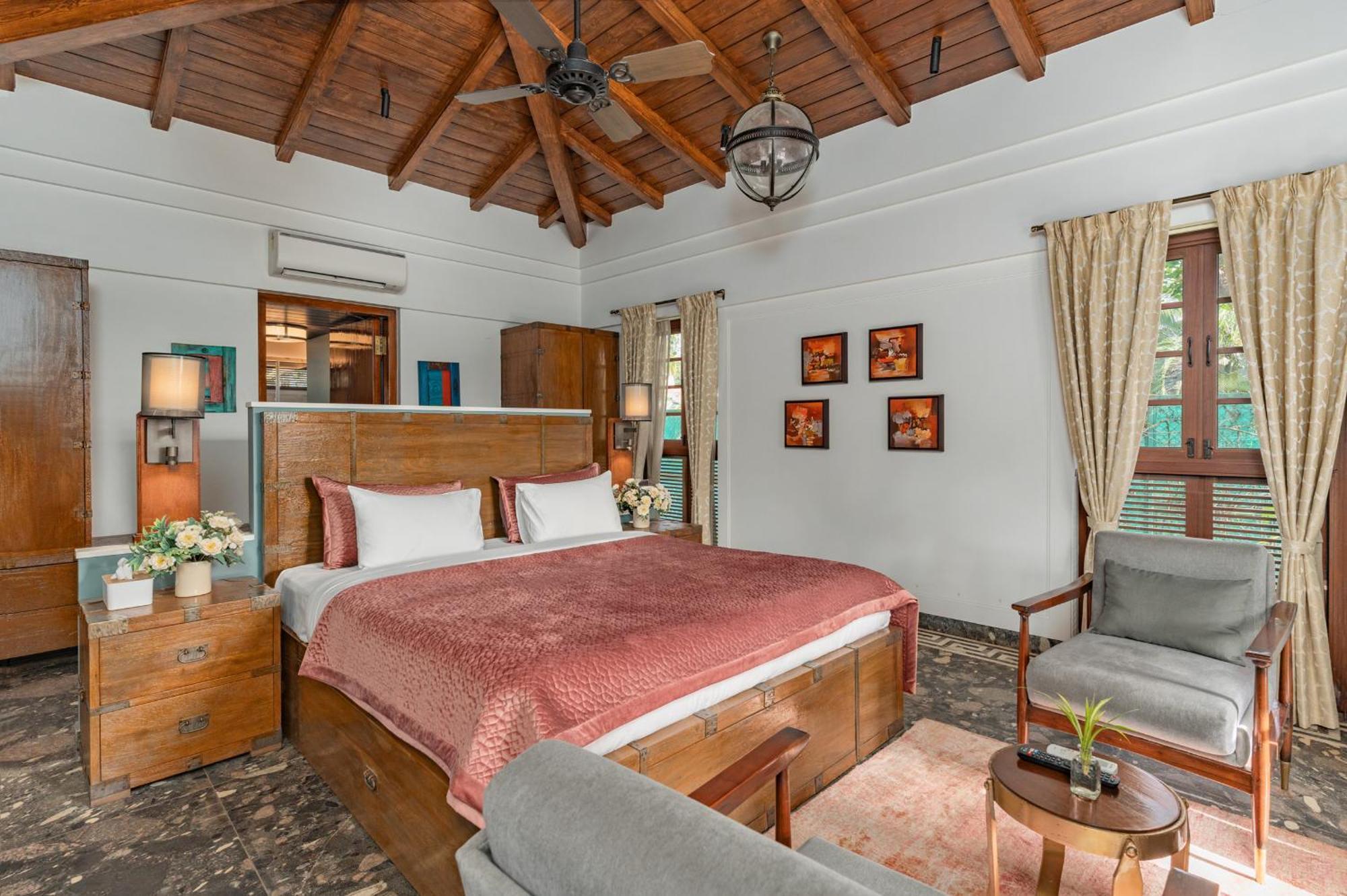 Azara Beach House - 5 Bhk Designer Villa, Candolim Beach 外观 照片